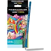 Prismacolor Scholar Colored Pencils, Assorted Colors, 24 Count - Perfect for Sketching, Drawing, Coloring