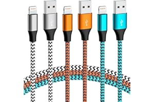 KMOMO [Apple MFi Certified] iPhone Charger,Compatible for iPhone Charger,3Pack 3FT Fast Chargers Lightning Cable for iPhone 14/13/12/11/Xs/XR X/8/7/iPad iPod AirPods