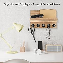 Lwenki Key Holder for Wall, Decorative Key and Mail