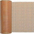 16" x13FT Plastic Rattan Cane Webbing, Woven Open Mesh Cane Net Roll for DIY Caning Furniture Decor Projects: Chair, Cabinet, Ceiling and Door(158x16 in)