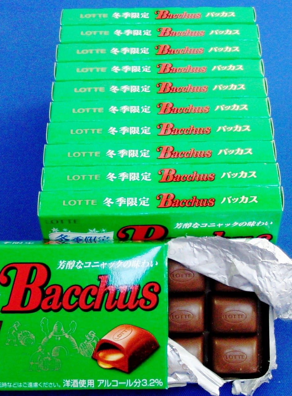 Amazon ご注意ください 1ケース納品です ロッテ 冬季限定 バッカス 12粒 10個入 Bacchus チョコレート菓子 通販