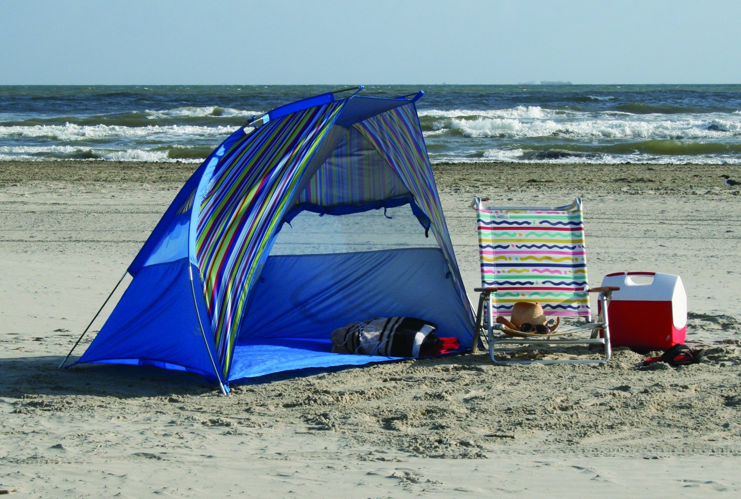 01831 Texsport Calypso Quick Cabana Beach Sun Shelter Canopy