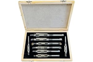 Rahish Tools Adjustable Hand Reamer Tool H4 to H11 Sizes - 15/32" to 1-1/16” Reaming Tool for Precise Hole Finishing with Carbon Steel Blades - Hand Tools Reamers for Metal & Wood - 11.90mm - 26.98mm