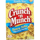 Crunch 'n Munch Family Size Buttery Toffee Popcorn with Peanuts