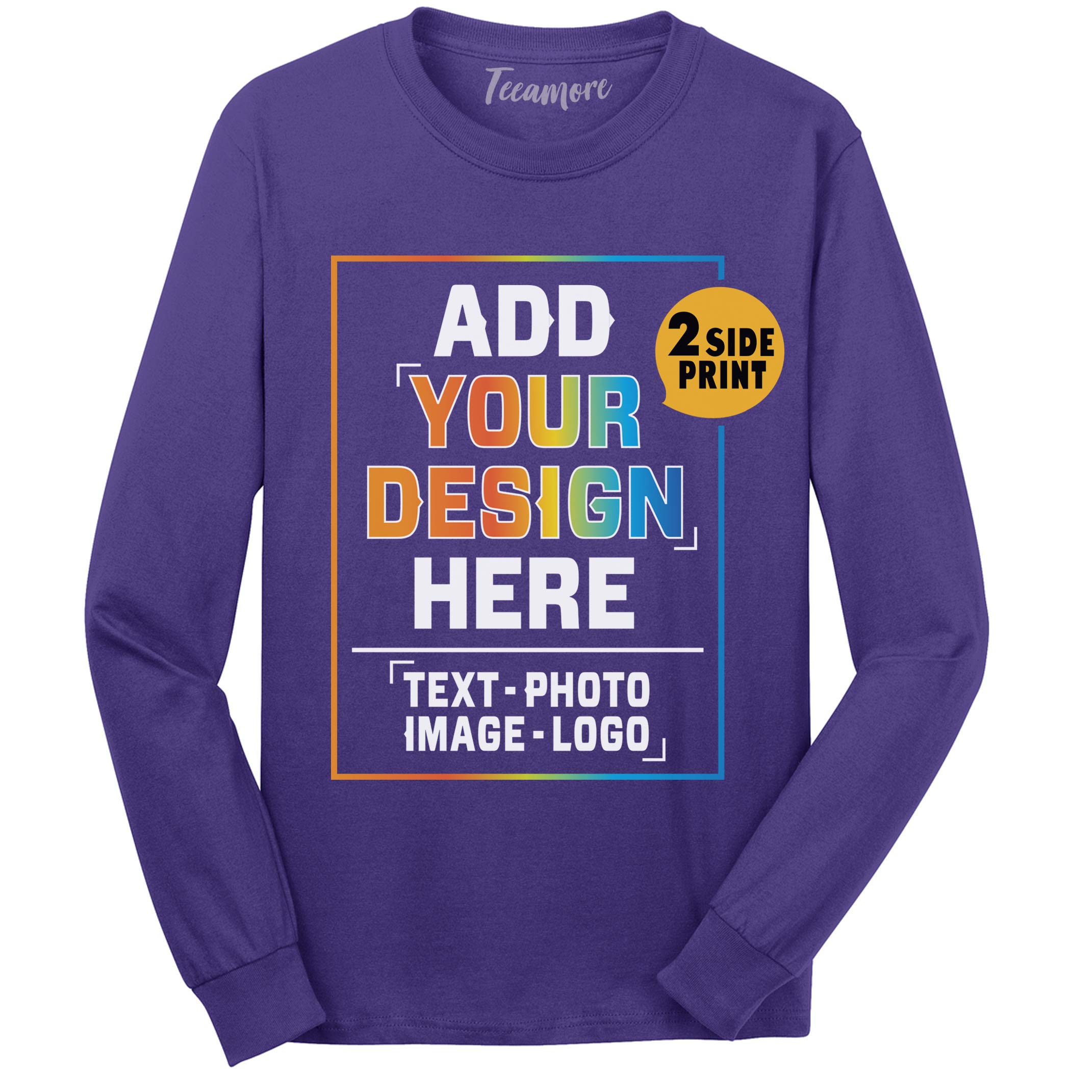 Custom Long Sleeve Shirts Design Your Own Add Your