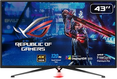 ASUS ROG Strix XG438QR 43 Inch 4K 120Hz Gaming Monitor FreeSync 2 HDR