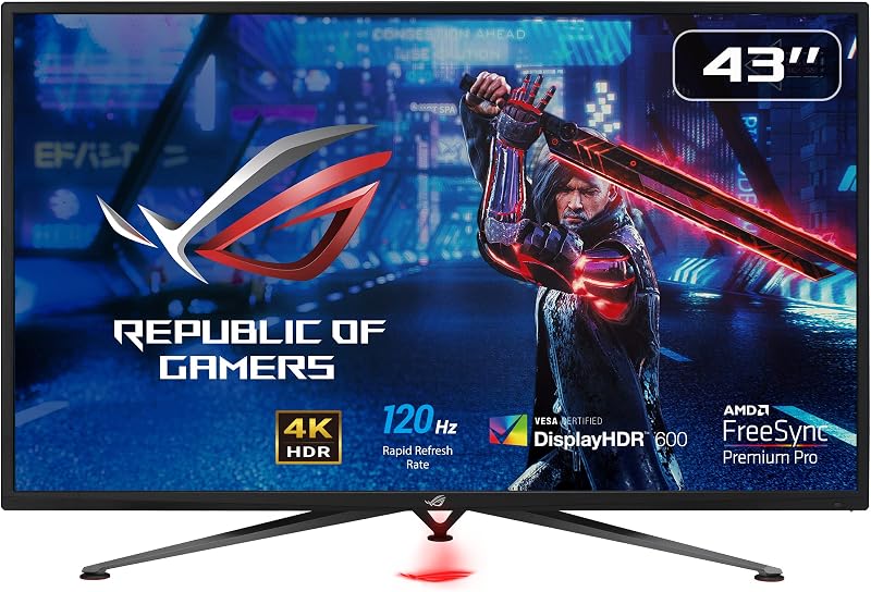 ASUS ROG Strix XG438QR 43 Inch 4K 120Hz Gaming Monitor FreeSync 2 HDR