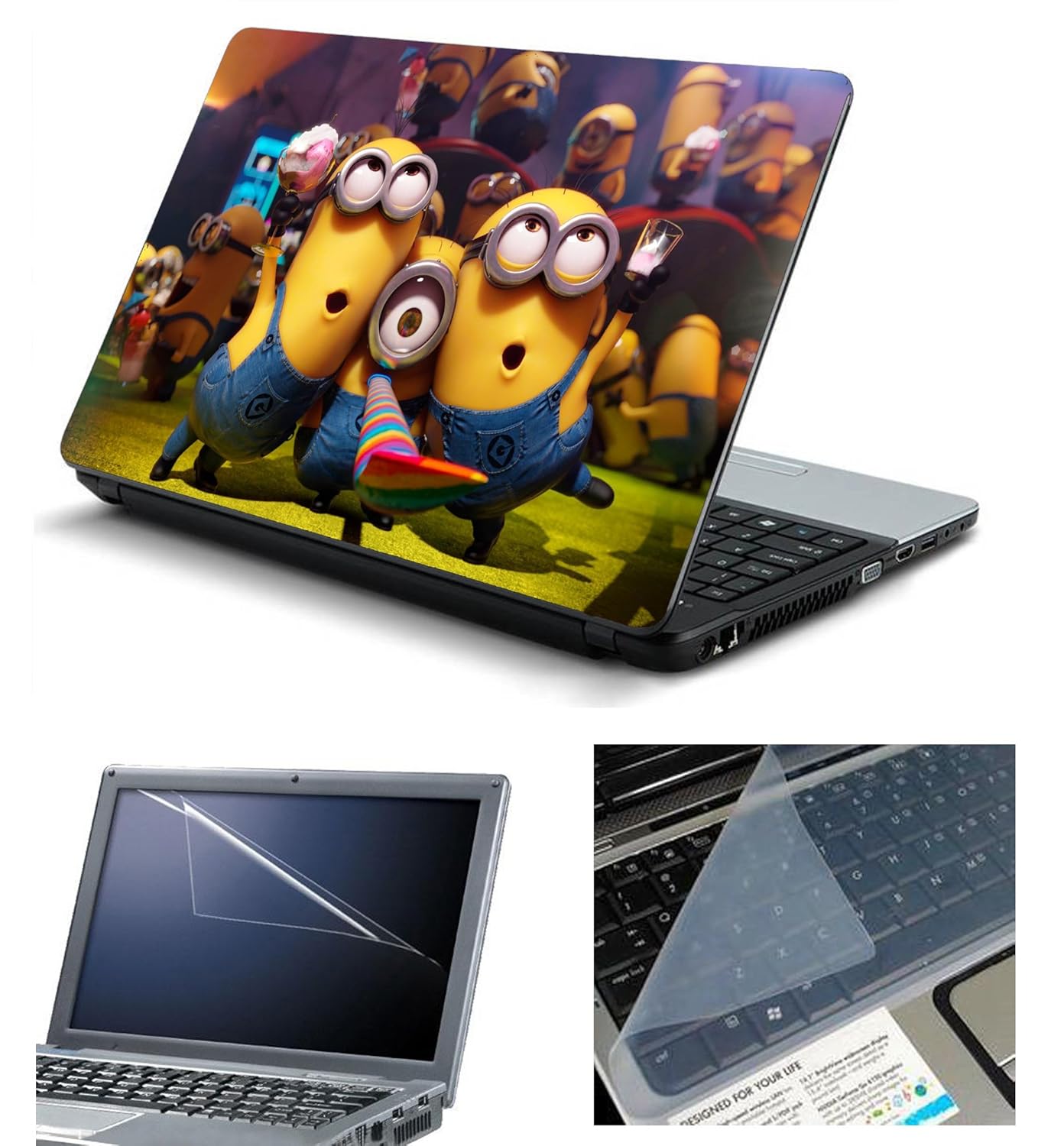 Namo Art 3in1 Laptop Accessories Combo Kit Laptop Skins 14.1 inch