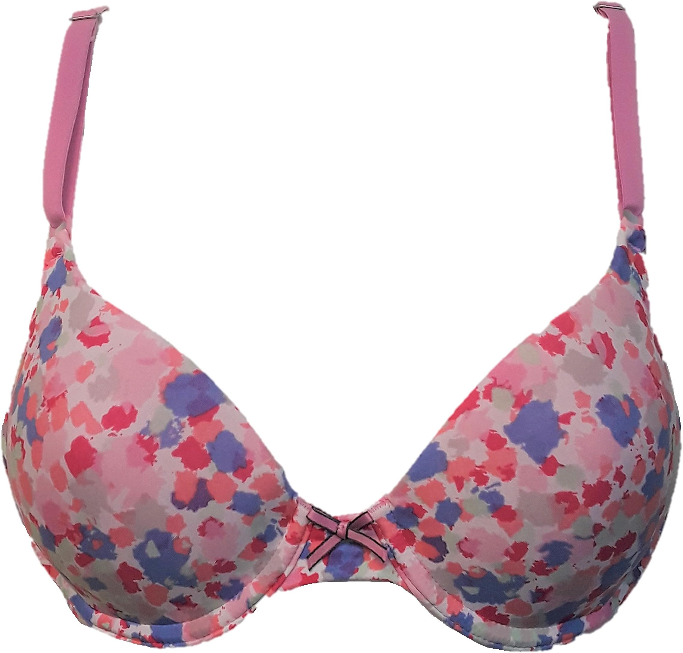 Maidenform Self Expressions Women's T-Shirt Bra 5701 (38D, Floral Print)