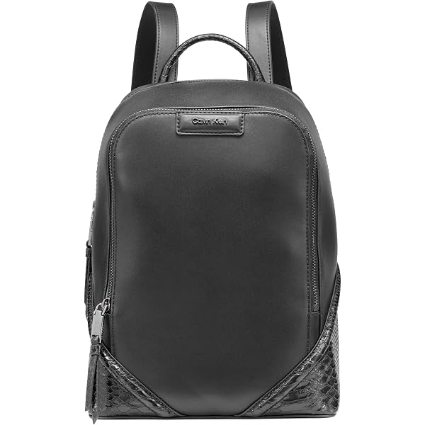 NWOT Calvin Klein Rowan Backpack | Black Amazon.com | Calvin Klein Rowan Backpack Black One Size  main image 3