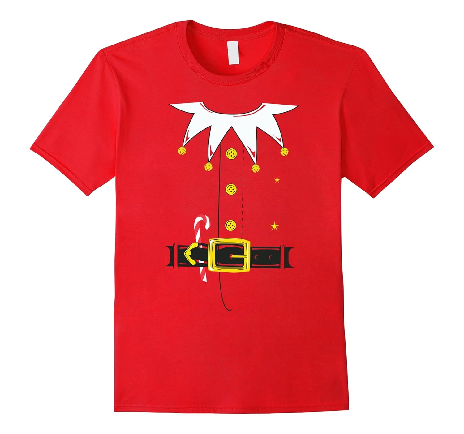 Funny Elf Holiday Costume T-Shirt-ANZ
