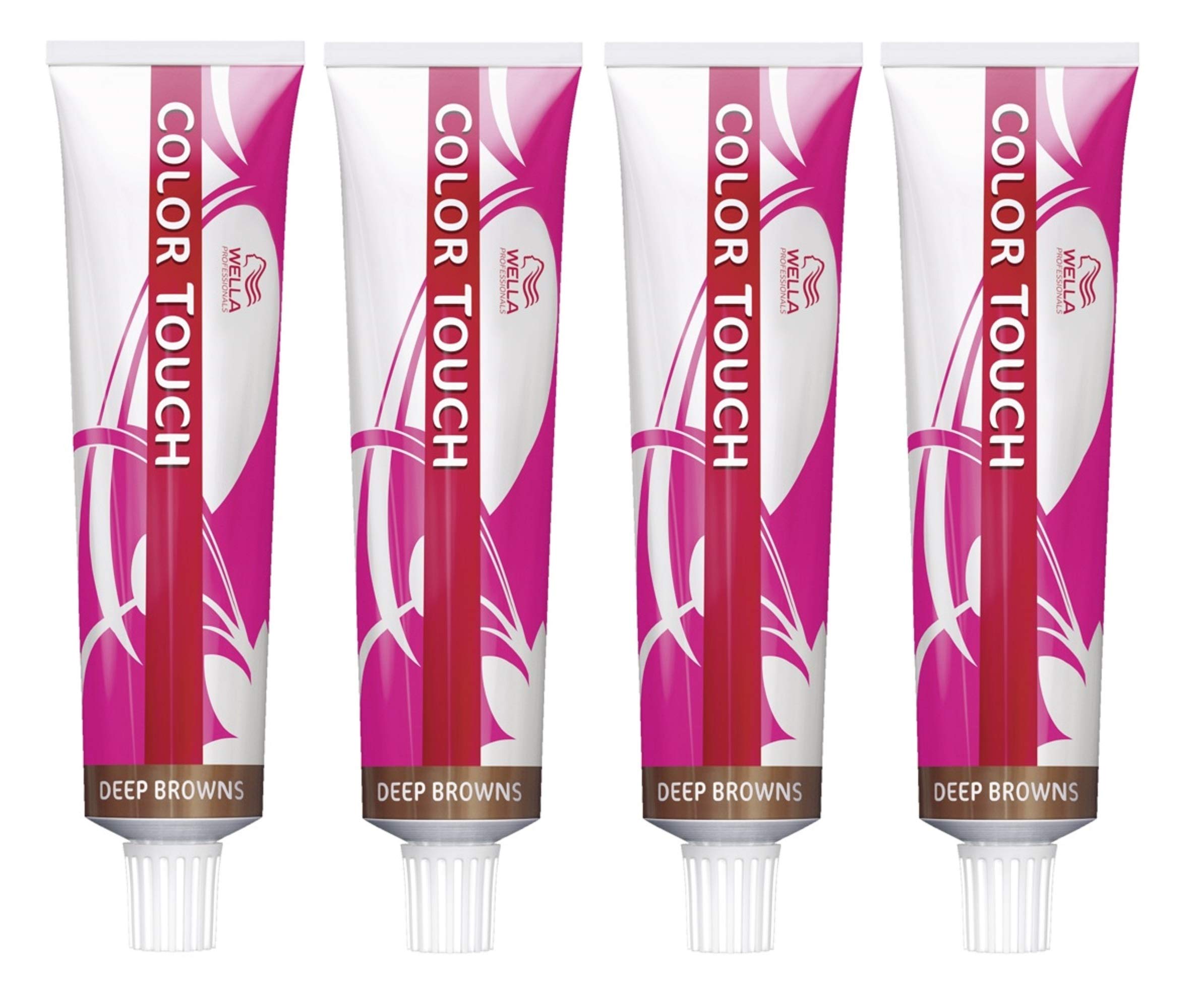 Wella Professionals Colour Touch 3/0 Dark Brown 60 ml Pack of 4