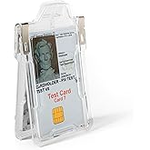 Identity Stronghold Secure Badge Holder Classic, Clear (IDSH1004-001B-clr)
