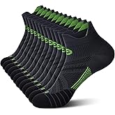 PAPLUS Ankle Compression Sock for Men and Women 2/4/6 Pairs, Low Cut Compression Running Sock with Ankle Support