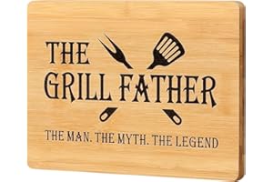 BRIKABIA Dad Gifts for Fathers Day, Dad Gifts from Daughter, Dad Birthday Gifts - Bamboo Cutting Board - Best Dad Gifts from Daughter Son - Gifts for Dad Birthday Fathers Day Valentines Day Christmas