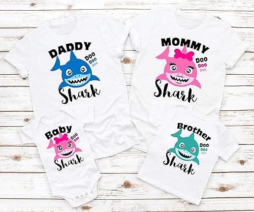 baby shark family shirts birthday