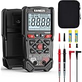 KAIWEETS Digital Multimeter NCV Voltmeter 4000 Counts Auto Range for Home | TRMS Ohmmeter, All Button Operation Tester, With Case, LIVE Detection, Fast &amp; Accurate, Safety, Compact, for Car Repair DIY