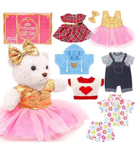 dress blue teddy bear 15