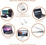 Mobi Lock USB to Ethernet Adapter 2.0 RJ45 LAN Network 100 Mbps view 6