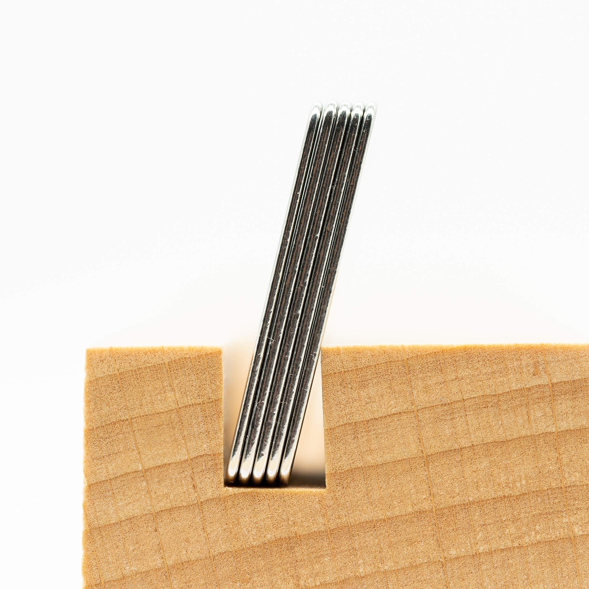 StayMax Rectangle Engraving Blanks Stainless Steel Stamping Blank Tags with Key Rings 25 Pack