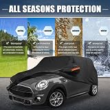X AUTOHAUX All-Weather Car Cover for Mini Cooper 2DR 2002-2021 210D-PU view 2