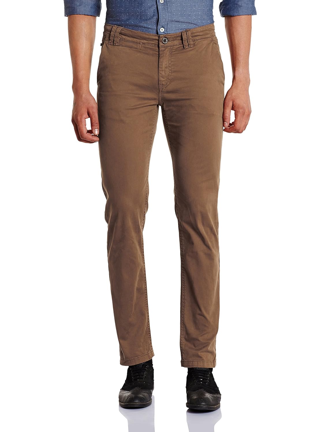 peter england men's casual trousers