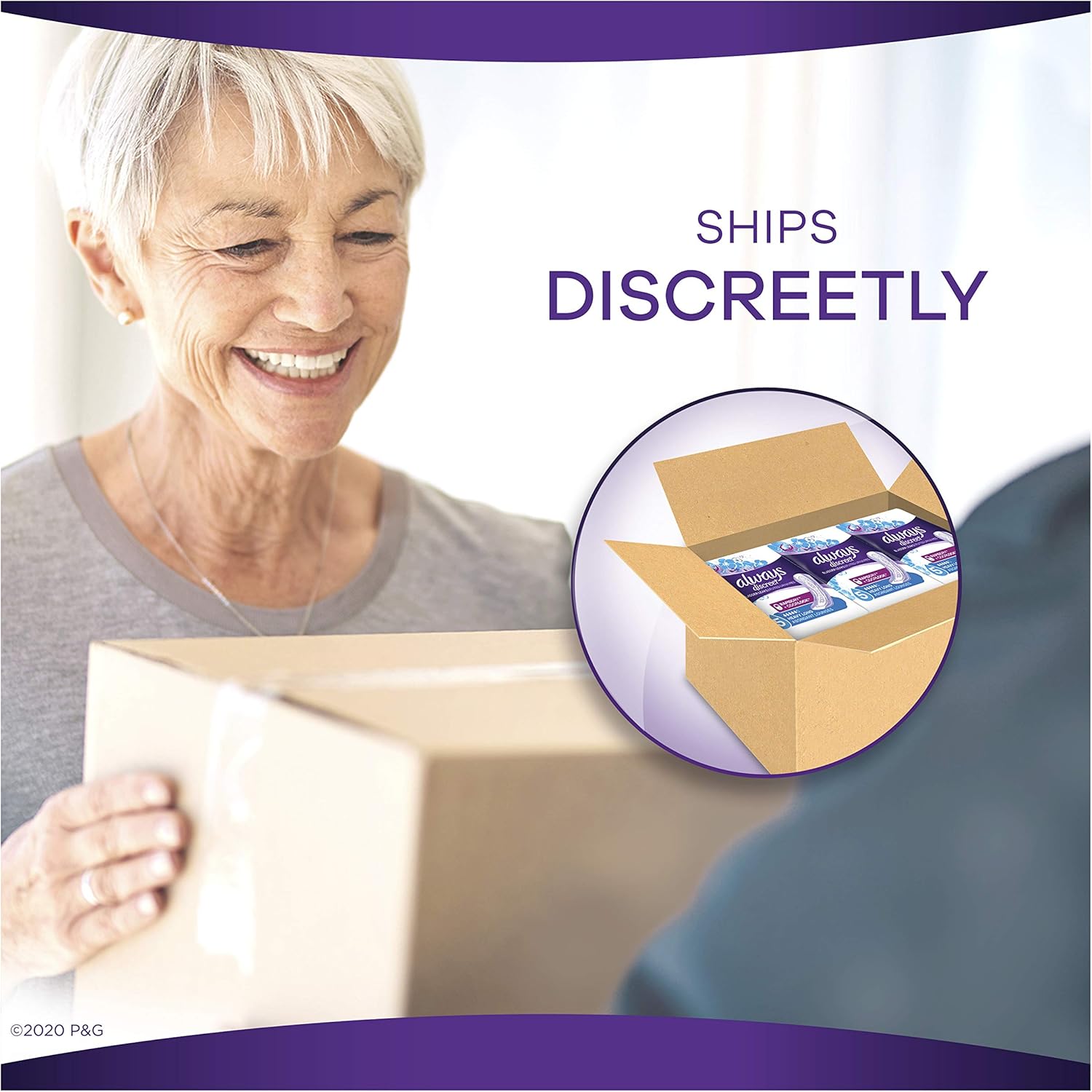 Always Discreet Incontinence Pads for Women, 162 Count, Moderate Absorbency, Long Length (54 Count, Pack of 3 - 162 Count Total): Health & Personal Care