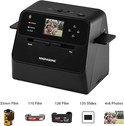 Amazon Com Magnasonic All In One Film Photo Scanner 14mp