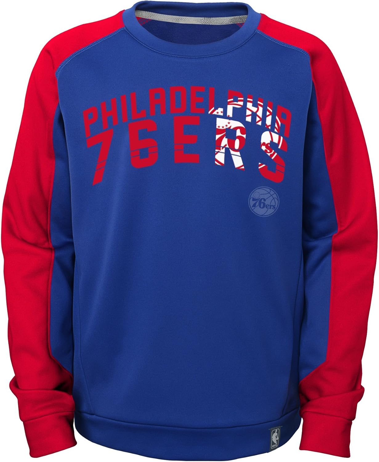OuterStuff NBA Youth Philadelphia 76ers Fleece Pullover Hoodie Blue Sweatshirts & Hoodies