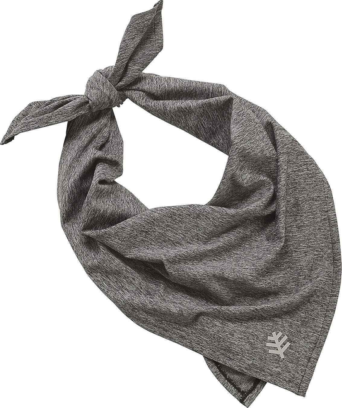 Coolibar UPF 50+ Men's Women's Virasana Performance Sun Bandana - Sun Protective (One Size- Charcoal Heather) at  Women’s Clothing store