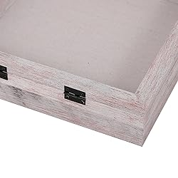 DEMAIKE 10x10 Shadow Box Frame with Linen