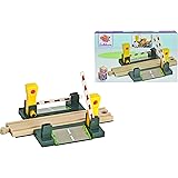 wooden train crossing