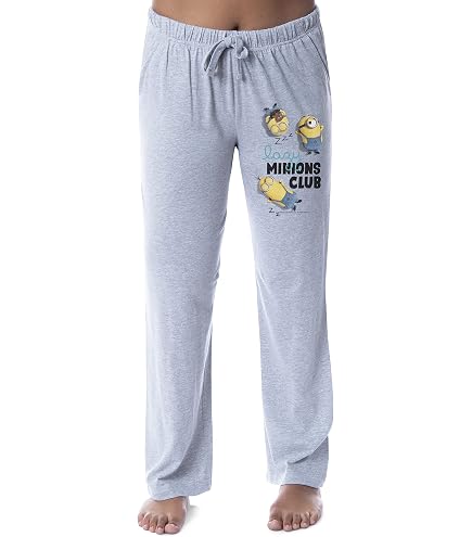 Despicable Me Minions Pajama Set - Women's Bananas Sleepwear, Crewneck Top & Pants, INTIMO