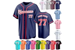 Custom Baseball Jersey Personalized Team Shirt Customize Stitched Print Fans Sports Uniform for Men Women Kids Toddler Gifts