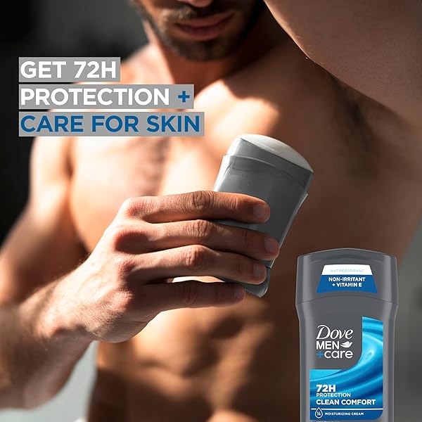 DOVE MEN+CARE ANTIPERSPIRANT DEODORANT STICK CLEAN COMFORT 2.7 OZ