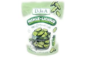 DJ&A Pickle-Licious Crispy Pickle Flavored Cucumber Crisps 7.05oz - 1 bag