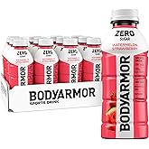 BODYARMOR ZERO Sugar Watermelon Strawberry Electrolyte Drink, Natural Flavors, 16 Fl Oz Bottles (12 Pack), B Vitamins & Antioxidants Sugar Free Hydration