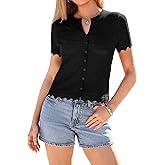 dowerme Women Summer Cardigan Sweaters 2026 Fashion Short Sleeve V Neck Crochet Crop Tops Spring Beach Vacation Clothes