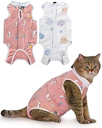 ANWA 2 Pack Cat Recovery Suit - Breathable Cat