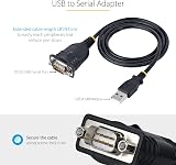 StarTech USB to Serial Adapter 3ft DB9 RS232 Prolific PL2303GT Windows Mac view 3