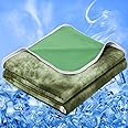 inhand Cooling Blanket Queen Size (90"x90"), Cooling Blankets for Hot Sleepers, Absorbs Heat to Keep Adults Cool for Summer Nights Sweats, Thin Cold Lightweight Blanket for Couch Bed, All Season Use