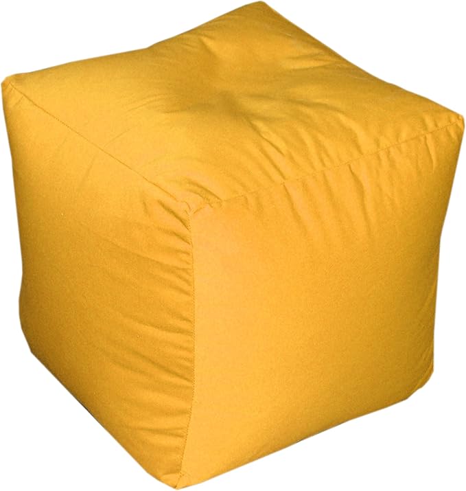 Square Cube Bean Bag with Filling Kids Pouffe Foot Stool Beanbag Extra