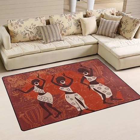 Amazon Com Yochoice Non Slip Area Rugs Home Decor African