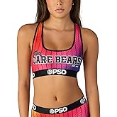 PSD Underwear Womens Sports Bra - Licensed Prints Medium Support Sports Bras for Women, Womens Racerback Sports Bras