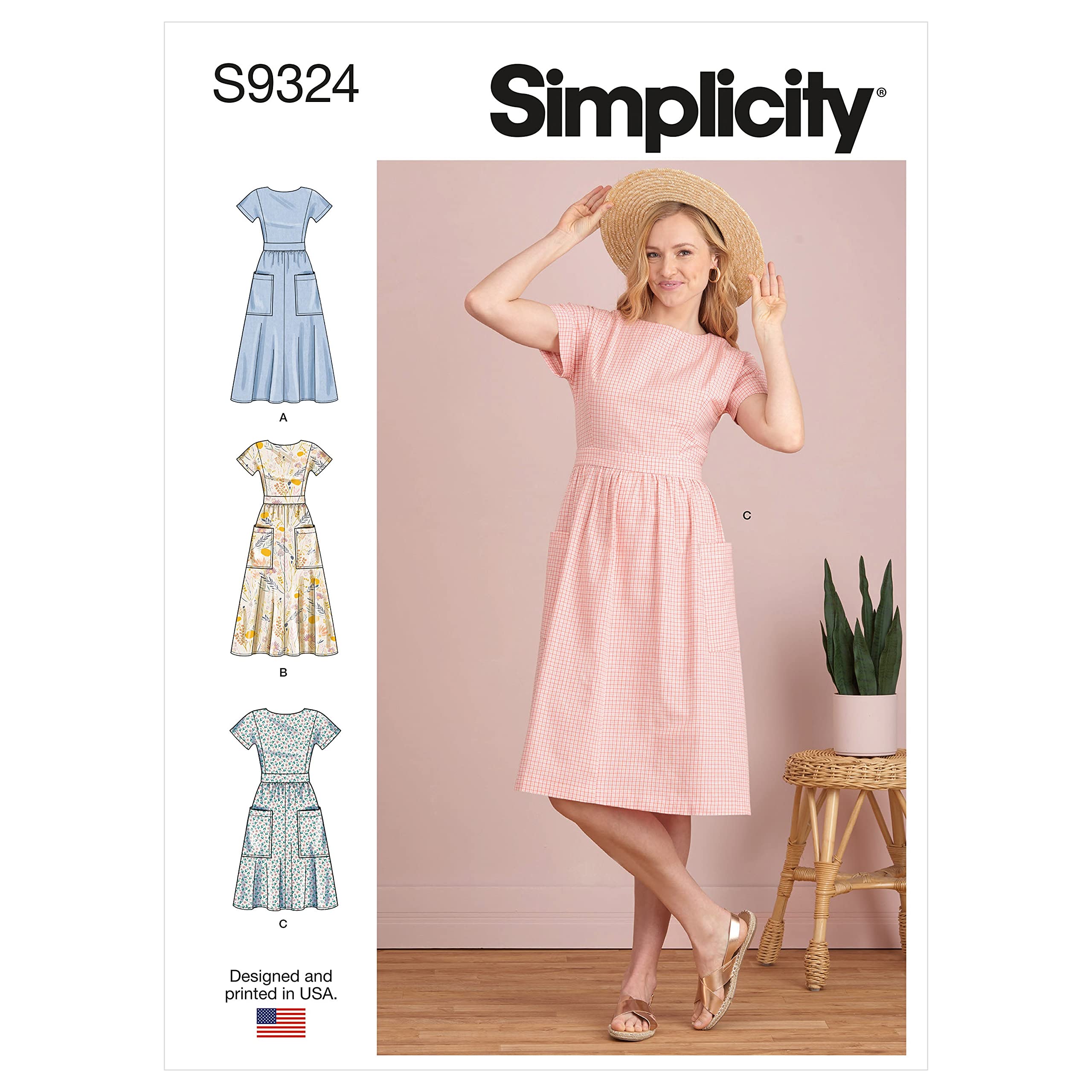 SIMPLICITY SS9324H5 Misses Dress, Paper, H5 (6-8-10-12-14)