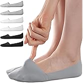 Sofier No Show Socks Womens, Non Slip Low Cut 6 Pairs Thin Silky Dress Footies Liner Invisible Socks Flats Loafers Sneakers