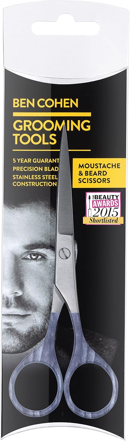 Elegant Touch Ben Cohen Moustache and Beard Scissors Grooming Tools ...