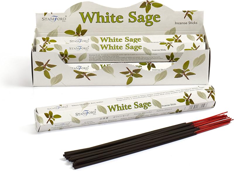 Stamford Inc. White Sage Incense Sticks 120 Total Premium Quality