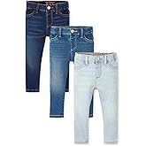 The Children's Place Baby-Girls and Toddler Super-Soft Stretch Denim Jeggings, 3 Pack