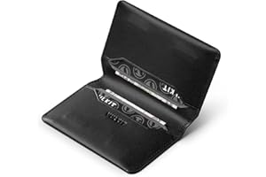 VULKIT Slim Minimalist Card Holder RFID Blocking Leather Credit Card Holder Front Pocket Wallet Magnetic Closure